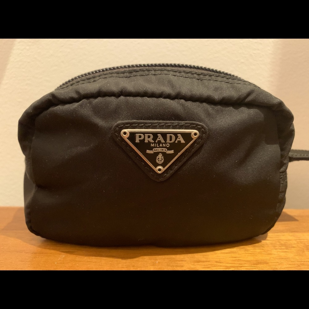 Small Authentic Prada makeup bag